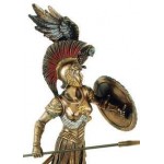 Athena Warrior Goddess of Wisdom Greek Goddess Bronze Statue