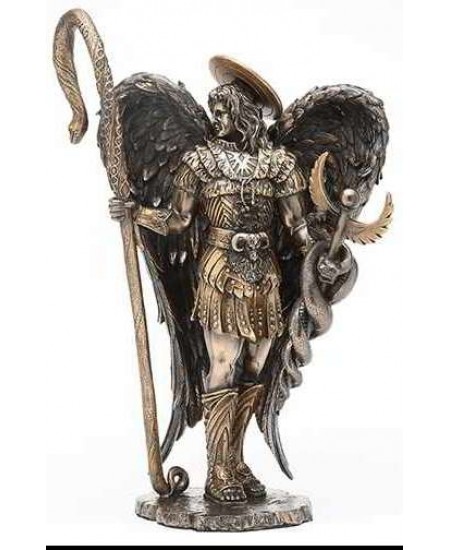 Archangel Raphael Healing Bronze Resin Statue
