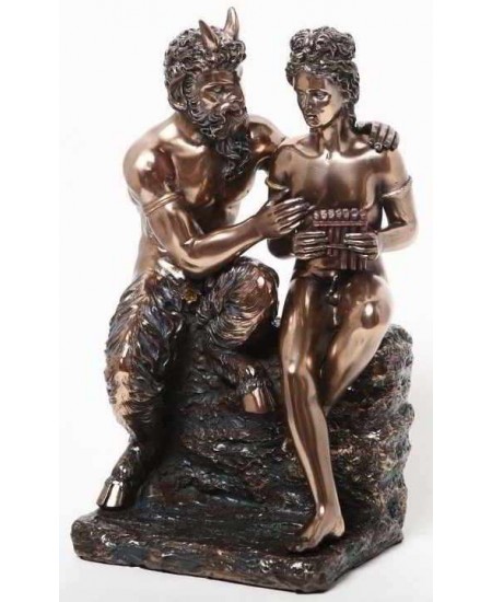 Pan and Daphne Greek Myth Statue