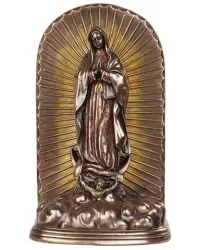 Our Lady of Guadalupe Bronze Memorial Urn