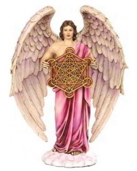 Metatron Archangel Hand Painted Color Statue