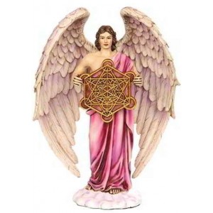 Metatron Archangel Hand Painted Color Statue