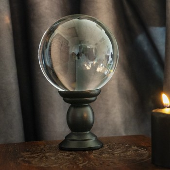 Crystal Gazing Ball on Stand