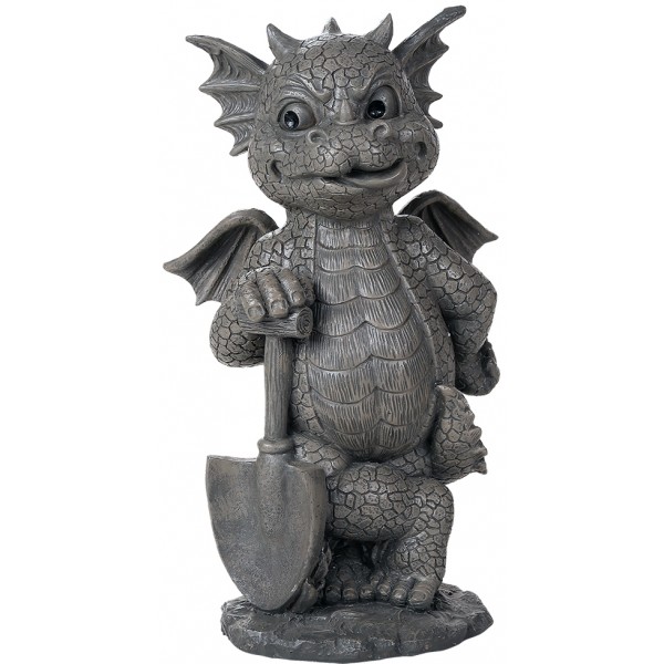 Gardeneing Dragon Garden Statue