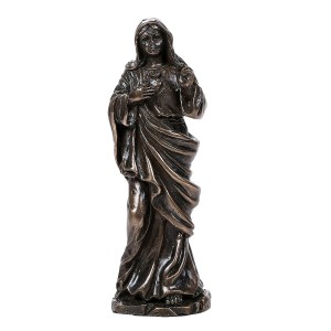 Immaculate Heart of Mary Bronze Catholic Statue