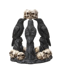 Raven Backflow Incense Burner