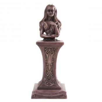 Cresent Crowned Goddess Pedestal Wiccan Statue