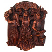 Brigid Celtic Goddess Wall Plaque