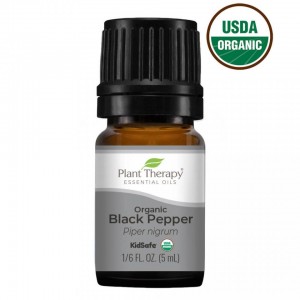 Black Pepper Organic Essential Oil for Pain Relief