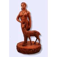 Diana with Stag Goddess Statue