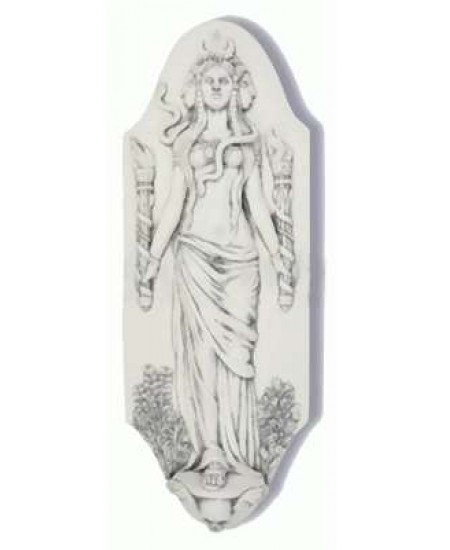 Hecate Goddess of the Crossroads Plaque by Jeff Cullen