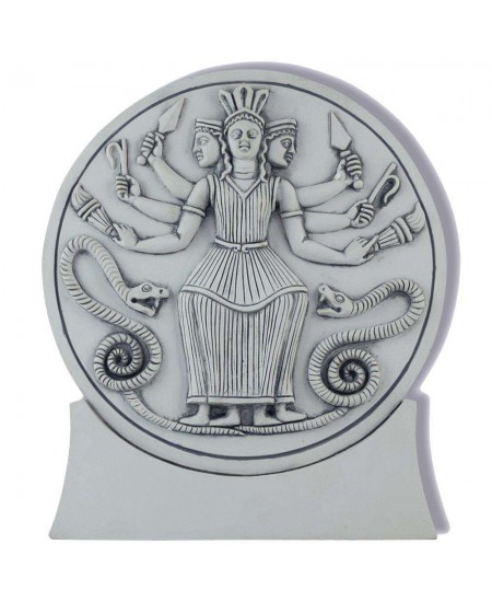 Roman Hecate Triple Goddess Statue or Plaque