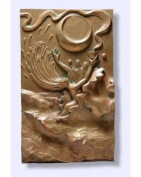 Water Element Plaque by Ann Zeleny