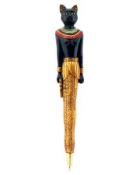 Bastet Cat Refillable Ball Point Pen