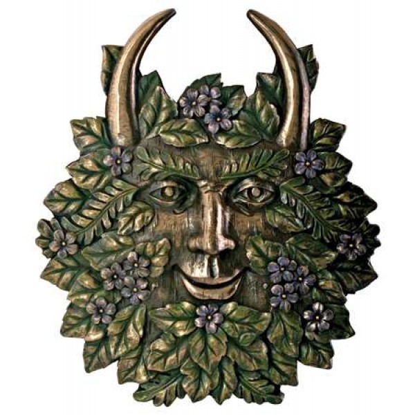 Greenman Spring Wall Plaque