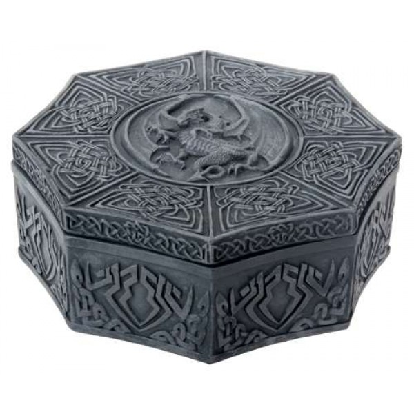 Celtic Dragon Octagonal Box