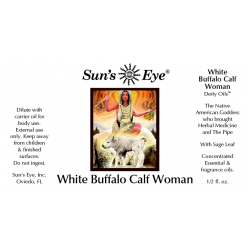 White Buffalo Calf Woman Goddess Oil