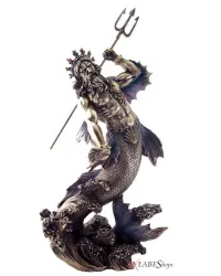 Poseidon Lord of the Sea Bronze Statue