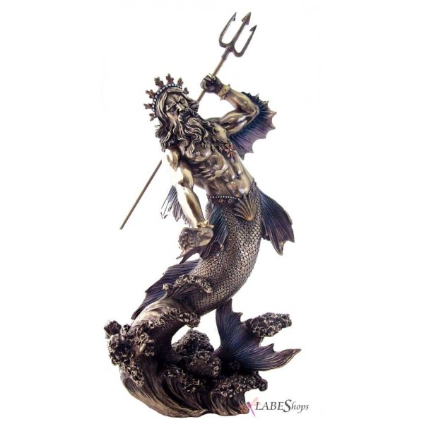 Poseidon Lord of the Sea Bronze Statue