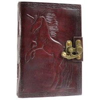 Unicorn Leather 7 Inch Journal with Latch
