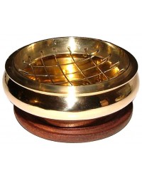 Brass Screen Top Incense Burner