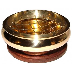 Brass Screen Top Incense Burner