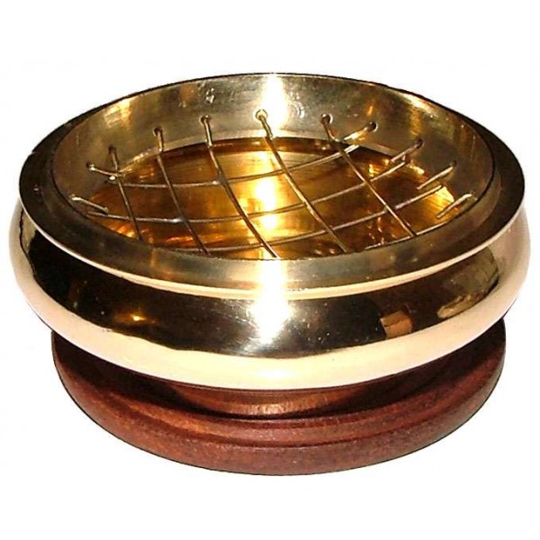 Brass Screen Top Incense Burner