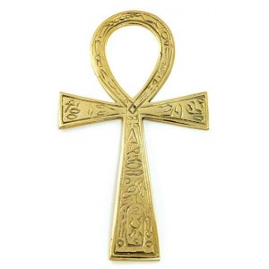 Ankh - Large Brass Egyptian Ankh 6.5 Inches