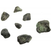 Emerald Raw Untumbled Stones - 1 Pound Pack