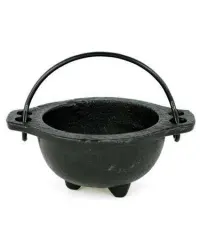 Cast Iron 3 Inch Wide Mouth Mini Cauldron