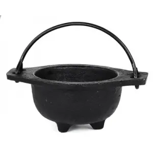 Cast Iron 3 Inch Wide Mouth Mini Cauldron