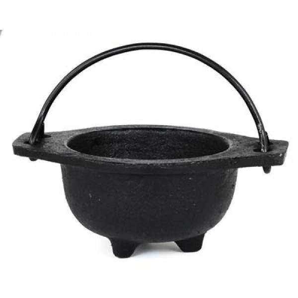 Cast Iron 3 Inch Wide Mouth Mini Cauldron