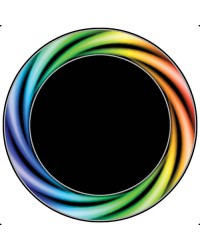 Chakra Vortex Acrylic Scrying Mirror
