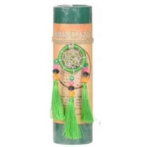 Abundance Dreamcatcher Pillar Candle