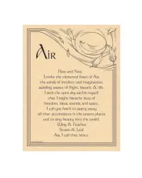 Element of Air Parchment Poster