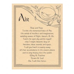 Element of Air Parchment Poster