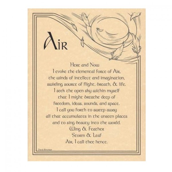 Element of Air Parchment Poster