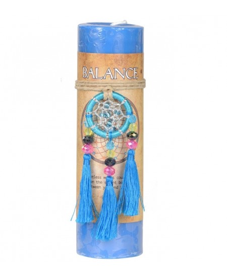 Balance Dreamcatcher Pillar Candle