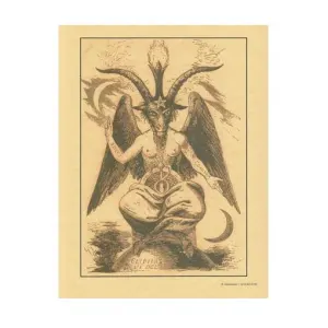 Baphomet Parchment Poster