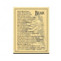 Bear Animal Spirit Parchment Poster