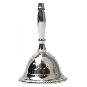 Triple Moon Silver Altar Bell