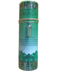 Harmony Crystal Energy Candle with Aventurine Pendant