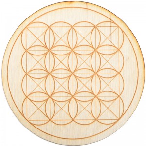 Square Flower of Life Crystal Grid in 3 Sizes