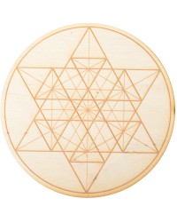 Geometric Star Crystal Grid in 3 Sizes