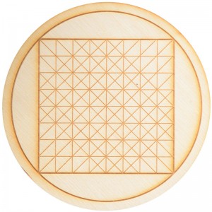 Geometric Square Crystal Grid in 3 Sizes