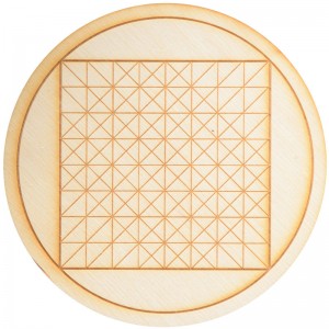 Geometric Square Crystal Grid in 3 Sizes