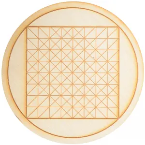 Geometric Square Crystal Grid in 3 Sizes