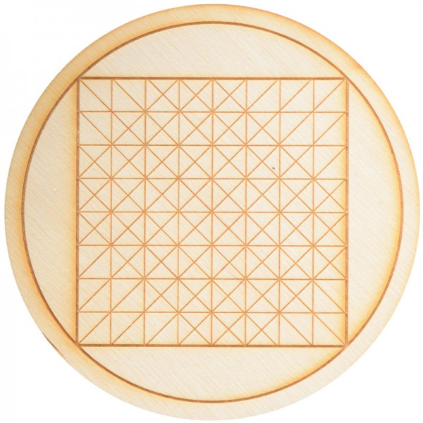 Geometric Square Crystal Grid in 3 Sizes