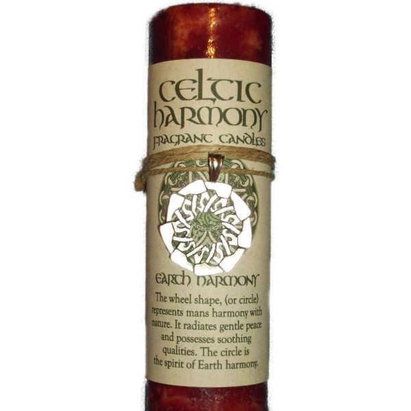 Celtic Harmony Earth Harmony Candle with Pendant