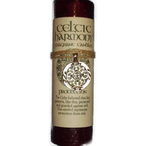 Celtic Harmony Protection Candle with Pendant